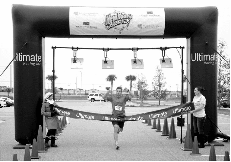 Ultimate Racing RFID timing system in action at a Florida race event